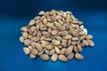 Almond, Nut - Food, Textured, Backgrounds, Close-up Royalty Free Stock Photo