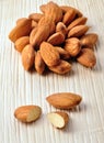 Almond nuts Royalty Free Stock Photo