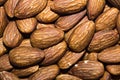 Almond nuts background Royalty Free Stock Photo