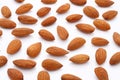 Almonds .Almond Nuts ,raw food Royalty Free Stock Photo