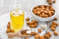 Almond oil Royalty Free Stock Photo