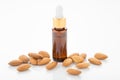 Almond oil. Essential oil beauty treatment