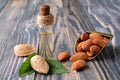 Almond oile Royalty Free Stock Photo