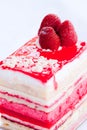Almond strawberry cake Royalty Free Stock Photo
