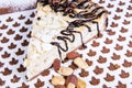 Almond tart cake Royalty Free Stock Photo