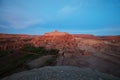 Almond tree and Ait Benhaddou Ksar Kasbah, Morocco Royalty Free Stock Photo