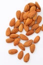 Almonds .Almond Nuts ,raw food Royalty Free Stock Photo