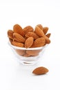 Almonds .Almond Nuts ,raw food Royalty Free Stock Photo