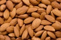 Almonds background Royalty Free Stock Photo