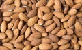 Almonds background texture Royalty Free Stock Photo