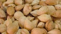 Almonds and hazelnuts closeup - Amandes et noisettes gros plan