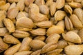 Almonds nuts closeup Royalty Free Stock Photo