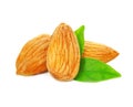 Almonds nuts Royalty Free Stock Photo