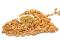 Almonds with raisin Royalty Free Stock Photo
