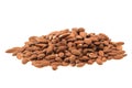 almonds seeds isolated