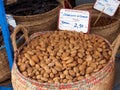 Almonds For Sale At Loule Market Royalty Free Stock Photo