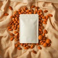 Almonds Walnuts Packaging Pouch Healthy Snack Royalty Free Stock Photo