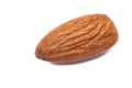 almonds on the white background Royalty Free Stock Photo