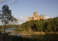 Almourol Castle at Sunset Royalty Free Stock Photo