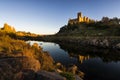 The Almourol Castle in the Tagus River, Portugal Royalty Free Stock Photo