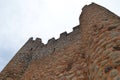 Almourol Templar castle, located in an islet in the Tagus tiver, central Portugal Royalty Free Stock Photo