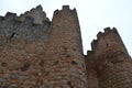 Almourol Templar castle, located in an islet in the Tagus tiver, central Portugal Royalty Free Stock Photo