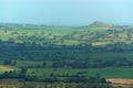 Almscliffe Crag from Otley Chevin Royalty Free Stock Photo