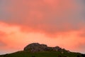 Almscliffe Crag in Wharfedale Royalty Free Stock Photo