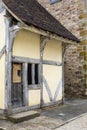 Almshouse from St. James Street in Taunton, Somerset