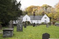 Almshouses, St Dynog`s Church, Llanrhaeadr, Wales Royalty Free Stock Photo