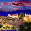 Almudaina Palace in Palma de Mallorca Majorca Royalty Free Stock Photo