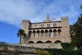 Almudaina Palace in Palma de Mallorca Royalty Free Stock Photo