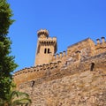 Almudaina Palace in Palma of Majorca Royalty Free Stock Photo