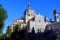 Almudena Cathedral Catedral de Santa Maria la Real de la Almudenaon on the other side of the Royal Palace in Madrid,