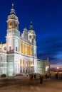 Almudena Cathedral is a Catholic church in Madrid, Spain Royalty Free Stock Photo