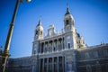 Almudena Cathedral, located in the area of the Habsburgs, classical architecture Royalty Free Stock Photo