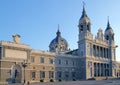 Almudena cathedral Madrid church Royalty Free Stock Photo