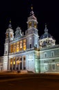 Almudena Cathedral at Madrid Spain Royalty Free Stock Photo