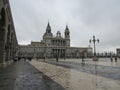 Almudena Cathedral near the Royal Palace of Madrid