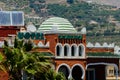 ALMUNECAR, SPAIN - JUNE 8, 2018 View of the tourist town of Almunecar on the Costa Tropical in Spain