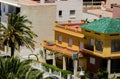 ALMUNECAR, SPAIN - JUNE 8, 2018 View of the tourist town of Almunecar on the Costa Tropical in Spain
