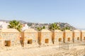 ALMUNECAR, SPAIN - 02 MARCH 2022 Castillo de San Miguel, a castle located in Almunecar, in the province of Granada, Spain. The