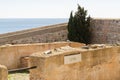 ALMUNECAR, SPAIN - 02 MARCH 2022 Castillo de San Miguel, a castle located in Almunecar, in the province of Granada, Spain. The