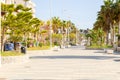 ALMUNECAR, SPAIN - 02 MARCH 2022 Promedana along the coast of the Costa Tropical in one of the most important tourist towns in the