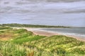 Alnmouth Beach looking towards Alnmouth Northumberland UK Royalty Free Stock Photo