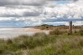 ALNMOUTH, NORTHUMBERLAND/UK - AUGUST 17 : People approaching the