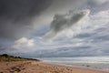 ALNMOUTH, NORTHUMBERLAND/UK - AUGUST 17 : Scenic view of the Riv Royalty Free Stock Photo