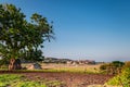 Alnmouth Village across Aln Estuary Royalty Free Stock Photo