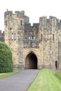 Alnwick Castle Gatehouse Royalty Free Stock Photo