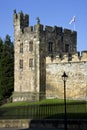 Alnwick Castle in Northumberland - England Royalty Free Stock Photo